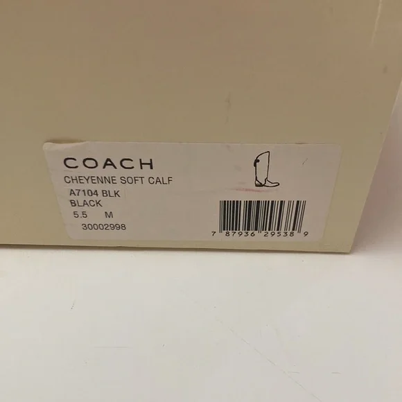 BNIB Coach leather boots - Picture 6 of 7